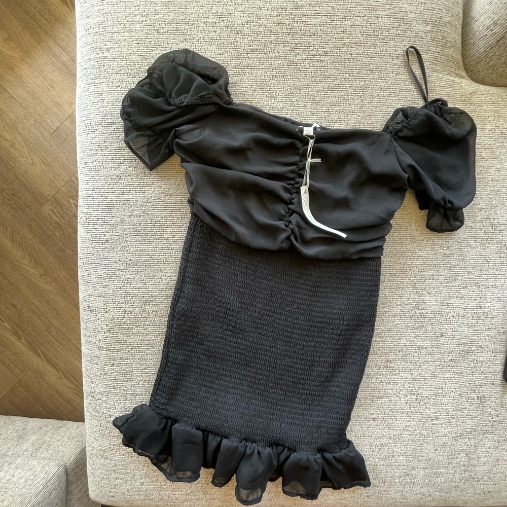 She + Sky Cute little black dress with tags!